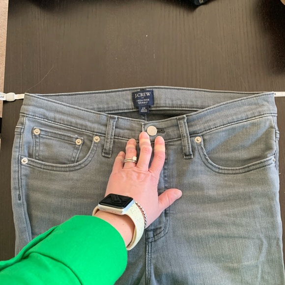 J Crew Factory High Rise Skinny Jean in Ash Grey Wash Size 29 1552 - Picture 10 of 11